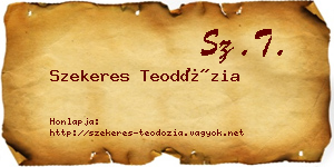 Szekeres Teodózia névjegykártya